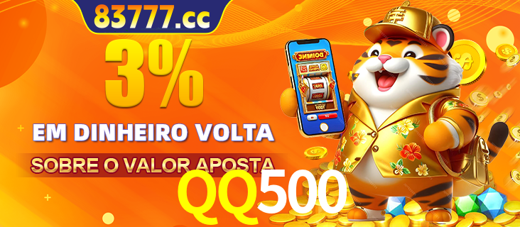 Promoção para baixar e instalar o aplicativo do cassino QQ500. O banner oferece uma recompensa de R1aR1aR8, com a imagem de uma cobra sobre moedas de ouro.