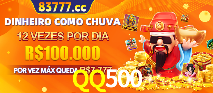 Banner do programa de recompensas Recomende para amigos do QQ500, detalhando os bônus por convidar amigos, com prêmios que chegam a R$288.888.